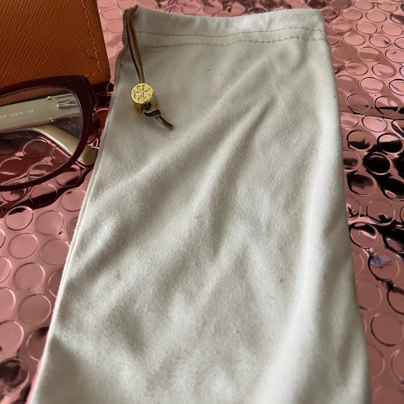Authentic Tory Burch eye glasses, case and dust rag - Picture 4 of 11